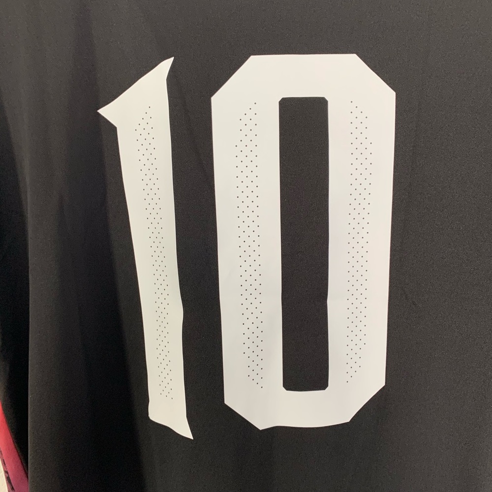 Puma Acid Bleach Striped Soccer Jersey #10 black - Picture 8 of 12